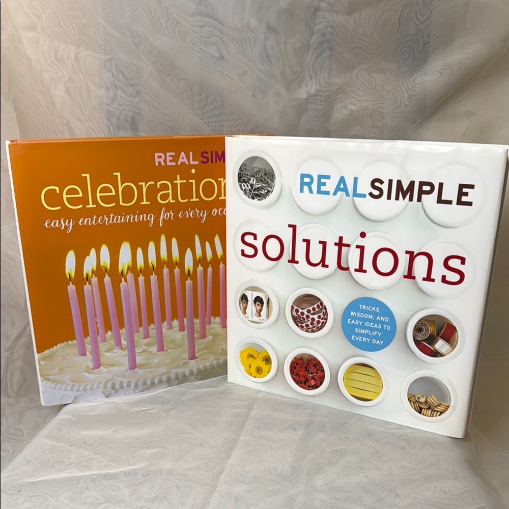 Book Pair: Real Simple Celebrations and Solutions